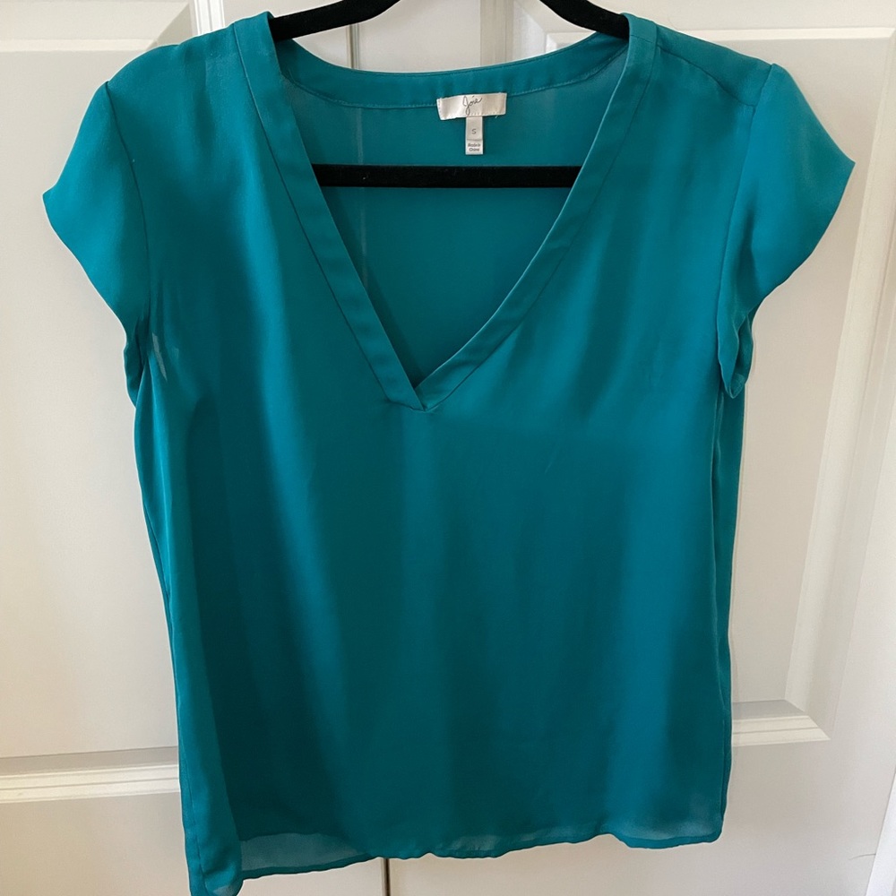 Teal Joie Blouse